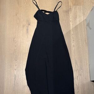 Wilfred Strapless Black Dress